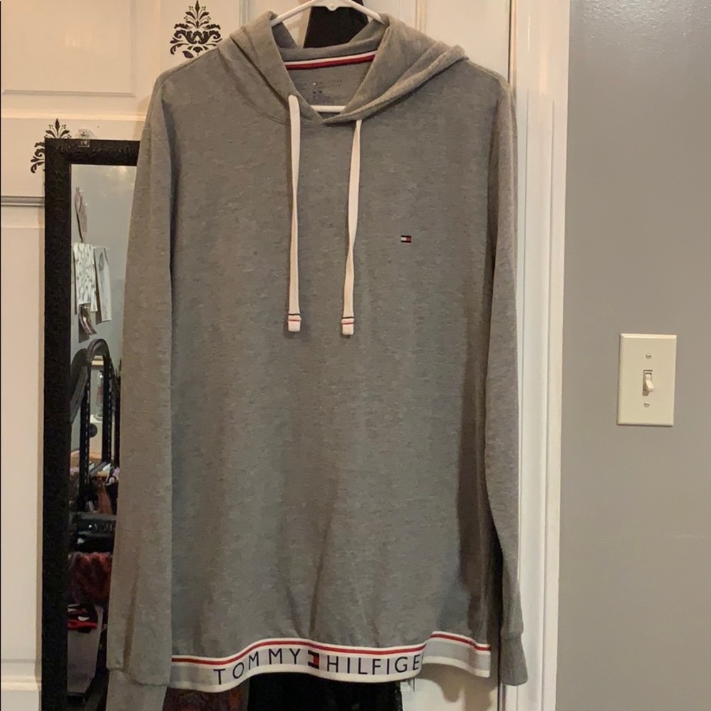 Grey TH light hoodie